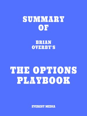cover image of Summary of Brian Overby's the Options Playbook